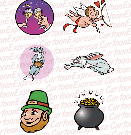 cartoon vector illustration HOLIDAY COLLECTION 3